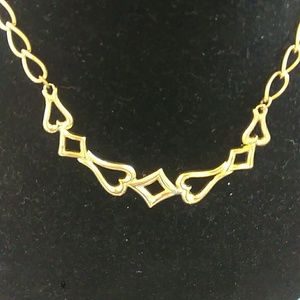 Beautiful Monet Gold Tone Necklace